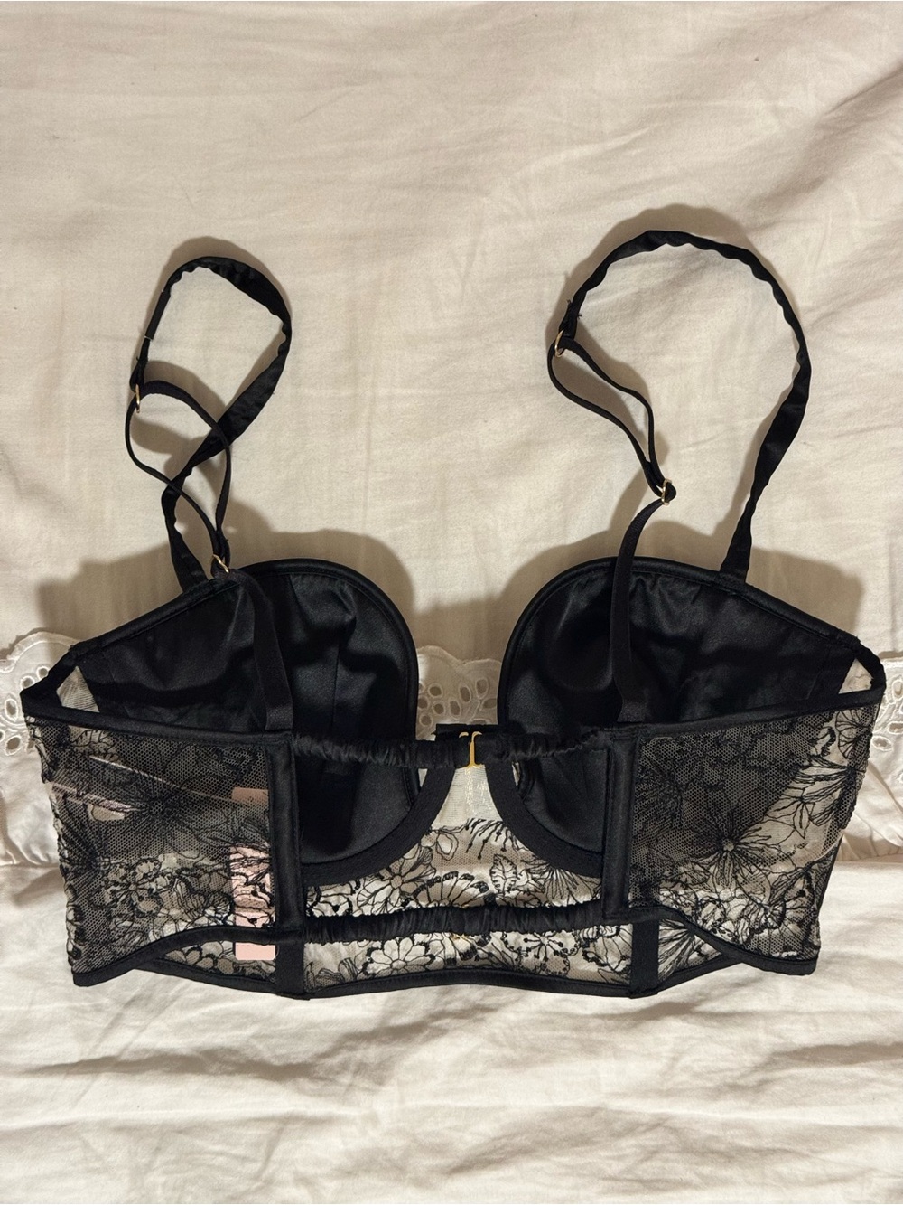 NWT Victoria’s Secret Corset Lace Push Up Bra - Picture 2 of 4